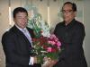 With President of Chamber of Commerce & Industry Jammu Mr. Y. V. Shamra