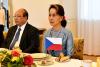 Ministr Petříček jednal s myanmarskou státní poradkyní Aun Schan Su Ťij