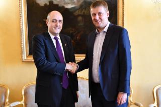 Ministr Petříček přijal nového prezidenta Rádia Svobodná Evropa/Rádia Svoboda