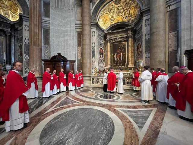 Preghiera per la Patria all'Altare di San Venceslao