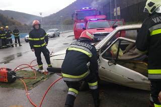 Demonstrace hydraulického zařízení  