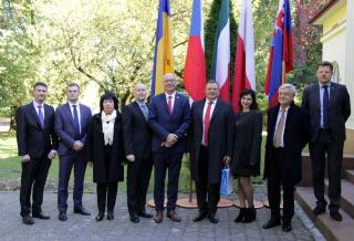 Візит послів країн Вишеградської групи до західних областей України