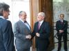 Ministr Schwarzenberg a ministr zahraničí Tuniska Mohamed Mouldi Kefi