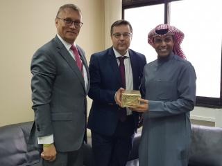 Meeting with the Deputy Minister of Trade and Industry Khalid al-Fadhel 