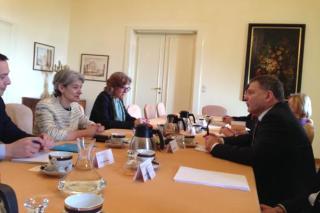        Rencontre avec le Ministre des Affaires étrangères Monsieur Lubomír Zaoralek. 