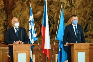 Minister Petříček met with his Greek counterpart Dendias