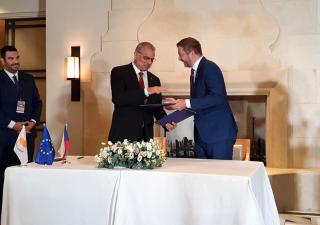 Podepsání dohody mezi ministry vnitra 2 