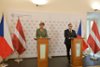 Ministr Lipavský v Praze přivítal ministryni zahraničních věcí Lotyšska Baibu Braže / Minister Lipavský Welcomed Latvian Foreign Minister Baiba Braže in Prague