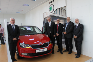 Cérémonie d'ouverture de la première salle d'exposition de Škoda Auto en Tunisie à Tunis La Goulette  
