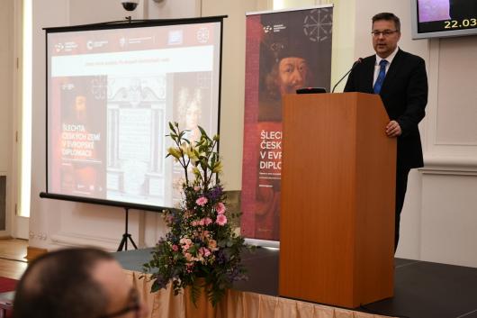 Náměstek ministra Martin Tlapa na akci Šlechta českých zemí v evropské diplomacii