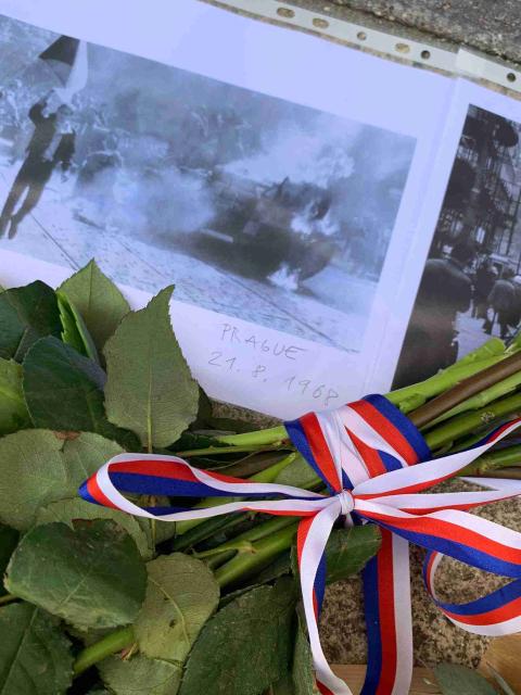 55e anniversaire de l´invasion de la Tchécoslovaquie par les troupes du Pacte de Varsovie en 1968