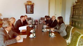 NM Dürr na setkání s NM ministra zahraničí Makedonie 