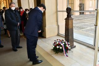 Projev ministra Lipavského u příležitosti uctění památky J. Masaryka