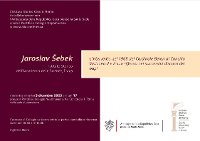 INVITO - Conferenza "L'intervento nel 1965 del Cardinale Beran al Concilio Vaticano II e il suo riflesso nei successivi discorsi dei papi"