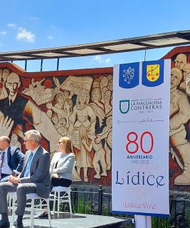 Pietní vzpomínka v Mexiku k 80. výročí vyhlazení obce Lidice