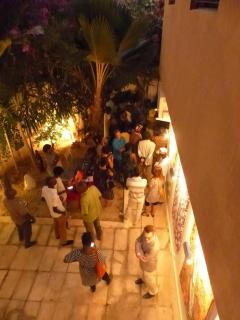 La soirée du vernissage