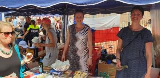 Tschechischer Stand am Internationaler Tag der Berlin International School