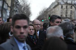 Monsieur Sobotka, Premier Ministre de la République tchèque, et Monsieur Lubomír Zaorálek, Ministre des Affaires étrangères ont participé à la marche républicaine à Paris.