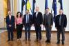 Delegace Zahraničního výboru PSP ČR během přijetí v estonském parlmentu