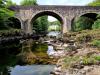Beautiful Scottish countryside on the road to Galashiels