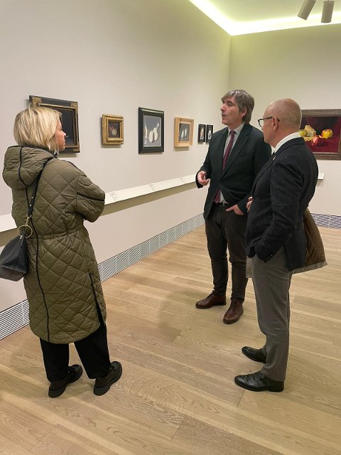 Visita en el Museo de Bellas Artes