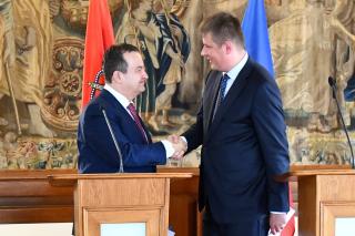 Ministr Petříček jednal se srbským ministrem zahraničí Dačićem