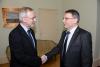 Ministr Lubomír Zaorálek a prezident Evropské investiční banky Werner Hoyer