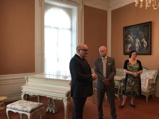 Mr Daniel Herman, Minister of culture of the Czech Republic, Mr Hans van Oostveen, Ambassador Jana Reinišová
