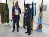 Signing MoU with Ghanaian Minister of Defence