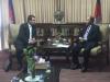 ML and Minister of Health B. Mam