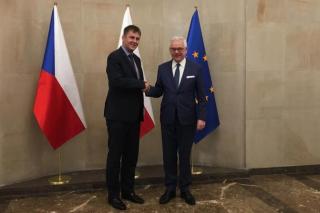 Ministr Petříček na návštěvě Polska