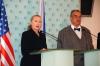 Ministr Karel Schwarzenberg a ministryně zahraničí USA Hillary Clintonová