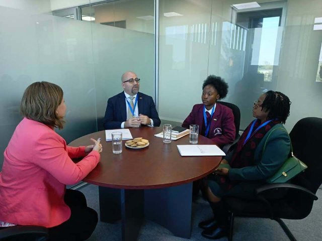 Czech Ambassador for a Day visits Czech Development Agency offices