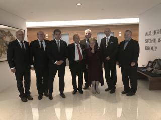 Senate delegation with Secretary Madeleine Aůbright 