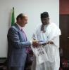 Velvyslanec M. Skolil a ministr vnitra Nigérie / J.E. Ambassador Skolil and the Minister of Interior of Nigeria