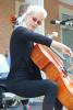Cellist Terezie Kovalová performs at the Czech Embassy. Photo credit: Mary Fetzko