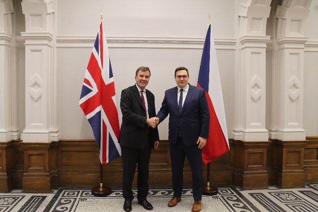 Ministr zahraničí Jan Lipavský na návštěvě Spojeného království Velké Británie a Severního Irska