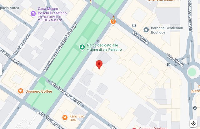 Sídlo Generálního konzulátu ČR v Miláně, Via G.B. Morgagni 20