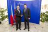 Ministr Lubomír Zaorálek a ministr zahraničních věcí Slovenska Miroslav Lajčák
