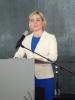 Ministryně zahraničních věcí Lilja Alfreðsdóttir při vystoupení před diplomatickým sborem