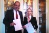 Ministr Jan Kohout a ministryně zahraničí Lichtenštejnska Aurelia Frick