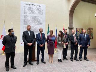 Inauguración de la exposición "México a través del arte de Grupo Visegrado"