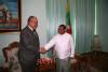 Ministr Karel Schwarzenberg a ministr zahraničí Barmy U Wunna Maung Lwin