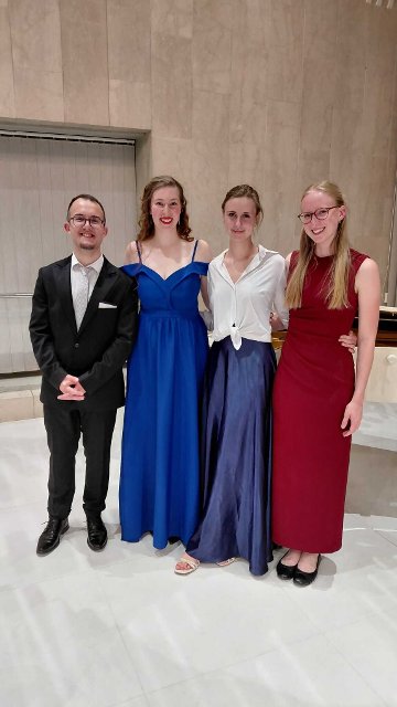 Koncert mladých talentů z Prahy a Bratislavy na Velvyslanectví Slovenska v Římě