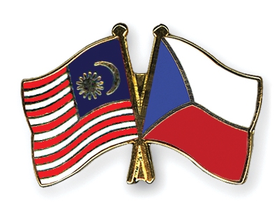 malaysian and czech flags