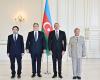 President Ilham Aliyev with Ambassador Milan Sedláček