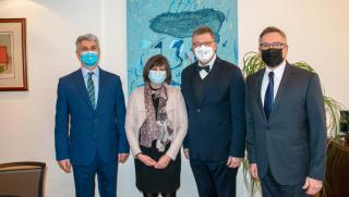 Setkání velvyslanců s děkankou Filozofické fakultry Univerzity v Lublani​