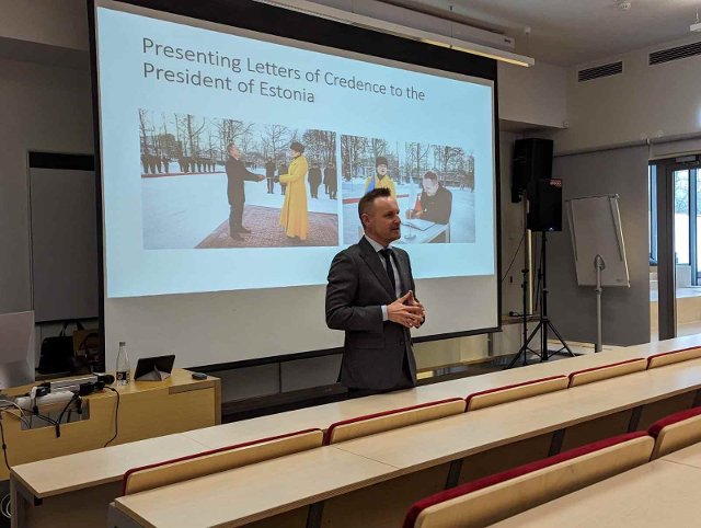 Lecture of the Ambassador David Král.