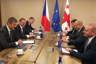 Ministr zahraničí Petříček se v Gruzii setkal s nejvyššími představiteli země