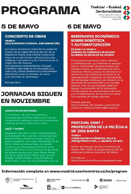 Jornadas Checo-Vascas 2025